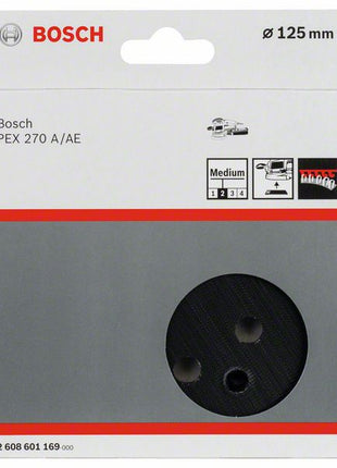 Bosch Schleifteller 125 mm passend zu Bosch PEX 270 A und PEX 270 AE ( 2608601169 ) - Toolbrothers