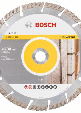 Bosch Standard Universal Diamant Trennscheibe 230 x 22,23 mm 1 Stk. ( 2608615065 ) für Beton - Toolbrothers
