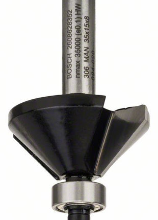 Bosch Fasefräser 45 Grad Standard for Wood 8x35x56mm ( 2608628352 ) - Toolbrothers