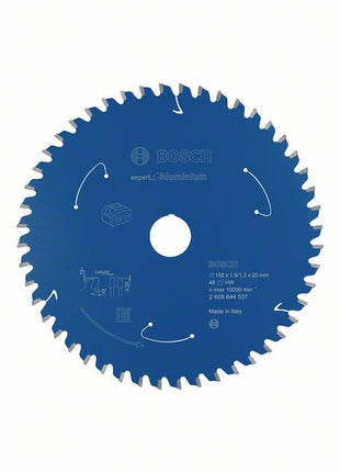 Bosch Professional Expert for Aluminium Kreissägeblatt 150 x 20 x 1,8 mm 48 Zähne ( 2608644537 ) - Toolbrothers