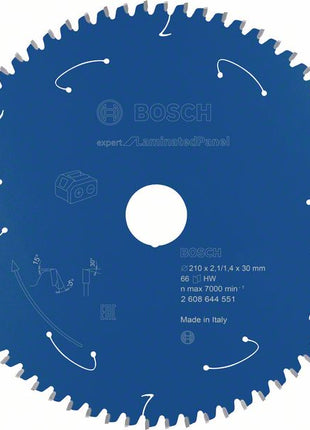 Bosch Professional Expert for Laminated Panel Kreissägeblatt 216 x 30 x 2,1 mm 66 Zähne ( 2608644551 ) - Toolbrothers