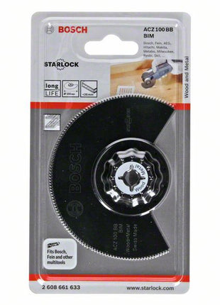Bosch ACZ 100 BB Segmentsägeblatt Wood and Metal BIM Starlock Sägeblatt ( 2608661633 ) - Toolbrothers