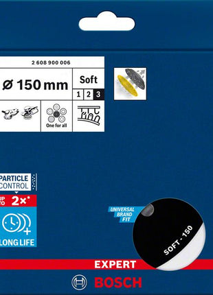 Bosch EXPERT Multihole Universalstützteller 150 mm weich ( 2608900006 ) Nachfolger von 2608601336