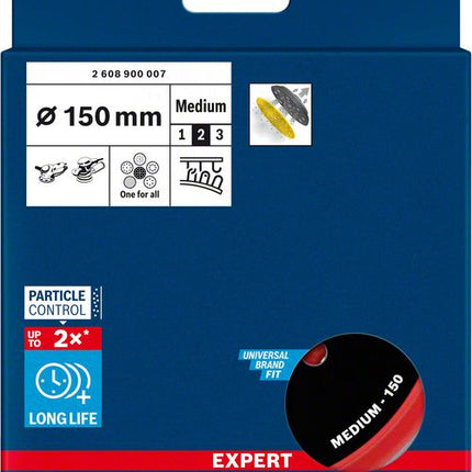Bosch EXPERT Multihole Universalstützteller 150 mm mittel ( 2608900007 ) Nachfolger von 2608601335 - Toolbrothers