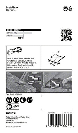Bosch EXPERT AIZ 32 AIT Tauchsägeblatt Starlock 32 x 40 mm 1 Stk. ( 2608900014 ) für Metall Carbide MetalMax - Nachfolger von 2608662018 - Toolbrothers