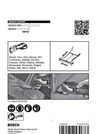 Brzeszczot do cięcia wgłębnego Bosch EXPERT AIZ 32 AIT Starlock 32 x 40 mm 5 szt. ( 2608900015 ) do metalu Carbide MetalMax - następca 2608662033