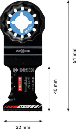 Bosch EXPERT AIZ 32 AIT Lames de scie plongeante en métal Starlock 32 x 40 mm - 5 pièces