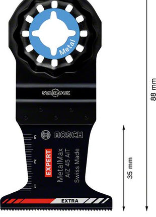 Bosch EXPERT AIZ 45 AIT Tauchsägeblatt Starlock 45 x 40 mm 1 Stk. ( 2608900018 ) für Metall Carbide MetalMax - Nachfolger von 2608664348