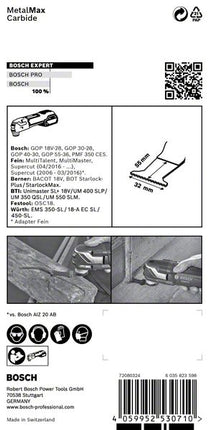 Bosch EXPERT PAIZ 32 AIT Tauchsägeblatt Starlock Plus 32 x 50 mm 1 Stk. ( 2608900019 ) für Metall Carbide MetalMax - Nachfolger von 2608662555