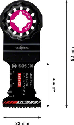 Bosch EXPERT MultiMax Lama per tagli dal pieno AIZ 32 APIT Starlock 32 x 40 mm - 5 pz. ( 2608900025 ) Carbide Multi Material - successore del 2608664215