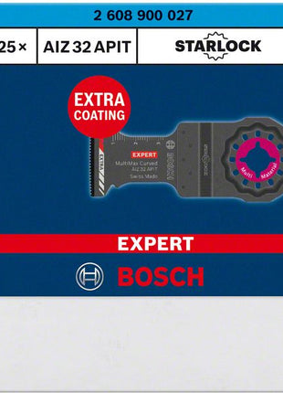 Bosch EXPERT MultiMax AIZ 32 APIT Tauchsägeblatt Starlock 32 x 40 mm 25 Stk. ( 2608900027 ) Carbide Multi Material - Nachfolger von 2608664217