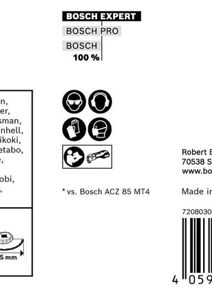 Bosch EXPERT ACZ 85 RD4 Diamant Segmentsägeblatt Starlock 85 mm 10 Stk. ( 2608900035 ) für Fliesen - Nachfolger von 2608664482