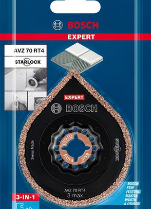 Bosch EXPERT 3 Max AVZ 70 RT4 ściągacz do zapraw Starlock 87 x 70 mm 1 szt. ( 2608900041 ) do zapraw z węglików spiekanych - następca 2608661757