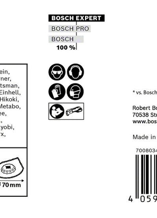 Bosch EXPERT 3 Max AVZ 70 RT4 ściągacz do zapraw Starlock 87 x 70 mm 10 szt. ( 2608900042 ) do zapraw z węglików spiekanych - następca 2608664490