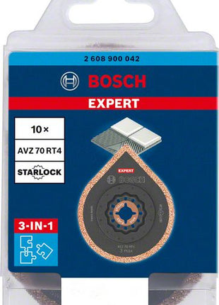 Bosch EXPERT 3 Max AVZ 70 RT4 ściągacz do zapraw Starlock 87 x 70 mm 10 szt. ( 2608900042 ) do zapraw z węglików spiekanych - następca 2608664490