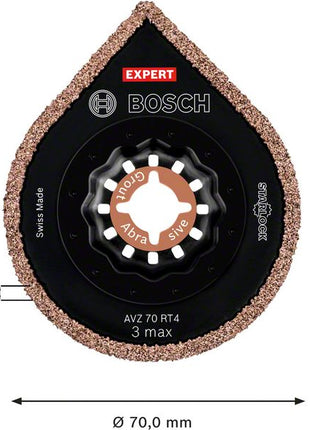 Bosch EXPERT 3 Max AVZ 70 RT4 ściągacz do zapraw Starlock 87 x 70 mm 10 szt. ( 2608900042 ) do zapraw z węglików spiekanych - następca 2608664490