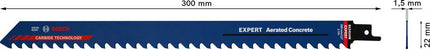 Bosch EXPERT Aerated Concrete S 1241 HM Lama da taglio 300 mm ( 2608900410 ) Carbide Technology