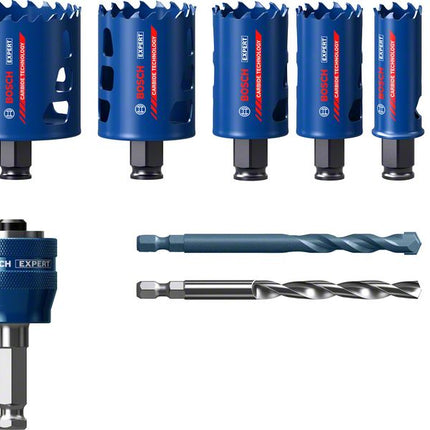 Bosch Expert Tough Material Lochsägen Set 22 - 68 mm 9 tlg. ( 2608900446 ) Carbide Universal - Toolbrothers