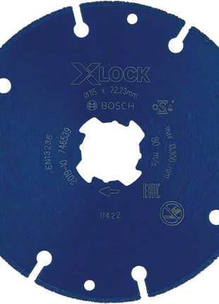 Bosch EXPERT Diamond Metal Wheel X-LOCK Trennscheibe 115 x 22,23 mm 1 Stk. ( 2608900532 ) Diamond Technology - Toolbrothers
