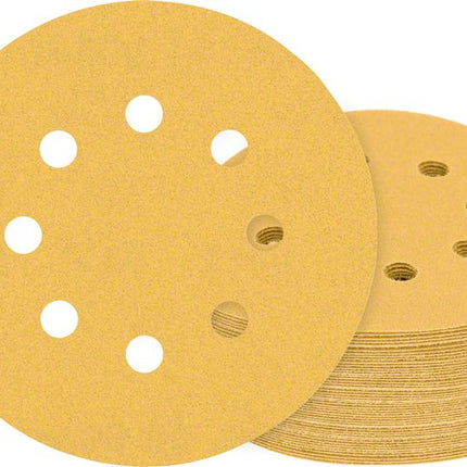 Bosch EXPERT C470 Feuille abrasive 125mm 8 trous G120 pour ponceuses excentriques - 50 pcs. (2608900912)