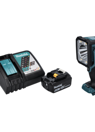 Makita DML 812 RG1 Akku LED Handstrahler Taschen Lampe 18 V 1250 lm + 1x Akku 6,0 Ah + Ladegerät