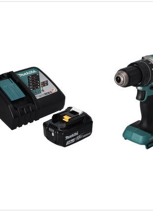 Trapano a percussione a batteria Makita DHP 484 RF1 18 V 54 Nm brushless + 1x batteria ricaricabile 3,0 Ah + caricabatterie