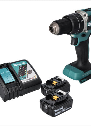 Makita DHP 484 RT cordless impact drill 18 V 54 Nm brushless + 2x rechargeable battery 5.0 Ah + charger