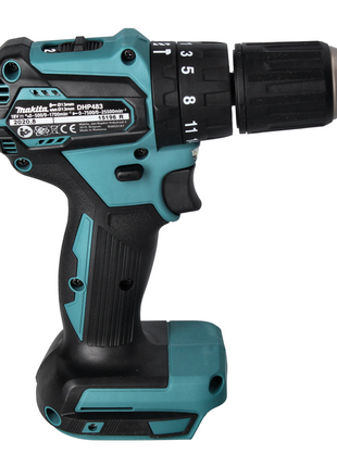Trapano avvitatore a percussione senza filo Makita DHP 483 M1 18 V 40 Nm Brushless + 1x batteria 4,0 Ah - senza caricabatterie