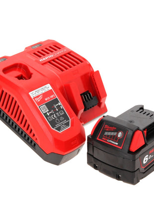 Milwaukee M18 FID2-601FC TX Akku Schlagschrauber 18 V 1/4" 226 Nm + 1x Akku 6,0 Ah + Ladegerät + TX Koffer