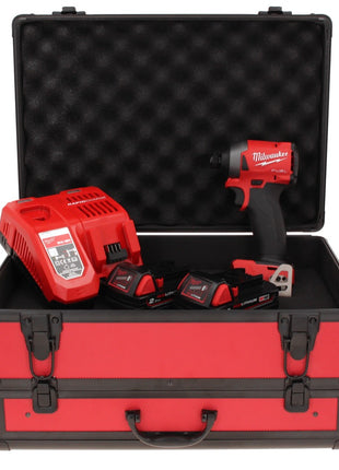 Llave de impacto a batería Milwaukee M18 FID2-202FC TX 18 V 1/4" 226 Nm + 2x baterías 2.0 Ah + cargador + maletín TX