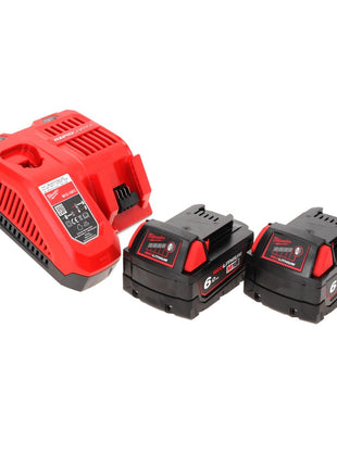 Llave de impacto inalámbrica Milwaukee M18 FID2-602FC TX 18 V 1/4" 226 Nm + 2x baterías 6,0 Ah + cargador + metro plegable + estuche TX