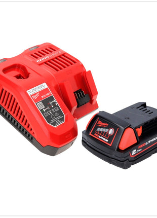 Milwaukee M18 BLID2-201FC TX Visseuse à percussion sans fil 180 Nm 1/4" 18V Brushless + 1x Batterie 2,0 Ah + Chargeur + Coffret TX
