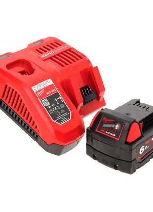 Milwaukee M18 FPD2-601FC TX Akku Schlagbohrschrauber 18 V 135 Nm Brushless + 1x Akku 6,0 Ah + Ladegerät + Gliedermaßstab + TX Koffer