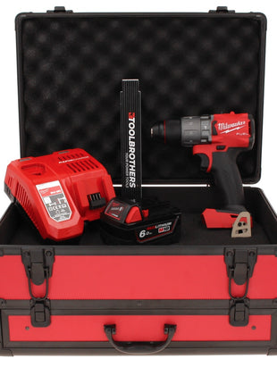 Milwaukee M18 FPD2-601FC TX Akku Schlagbohrschrauber 18 V 135 Nm Brushless + 1x Akku 6,0 Ah + Ladegerät + Gliedermaßstab + TX Koffer