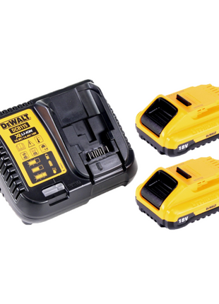 Taladro atornillador inalámbrico DeWalt DCD 791 L2 18 V 70 Nm sin escobillas + 2 baterías 3,0 Ah + cargador