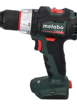 Metabo SB 18 LT BL Akku Schlagbohrschrauber 18 V 75 Nm Brushless + 1x Akku 5,5 Ah + Ladegerät + 32 tlg. Bit Set + metaBOX
