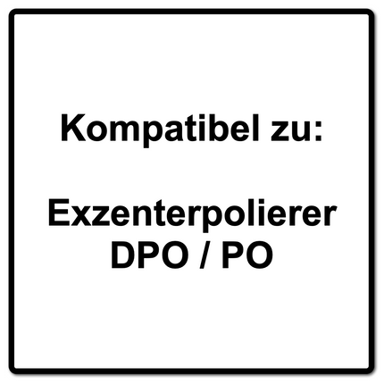 Makita Stützteller Schleifteller 125 mm ( 197922-4 ) für Exzenterpolierer DPO / PO