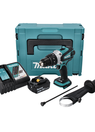 Makita DHP 458 RG1J cordless impact drill 18 V 91 Nm + 1x rechargeable battery 6.0 Ah + charger + Makpac
