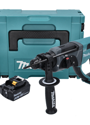 Makita DHR 202 G1J 18 V 2.0 J SDS Plus + 1x batteria 6.0 Ah + Makpac - senza caricabatterie