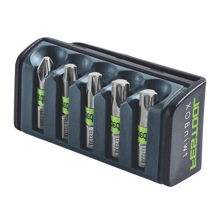 Festool BT-IMP SORT3 set di bit 6 pezzi ( 204383 ) resistente agli urti 25 mm per avvitatore a impulsi a batteria TID 18