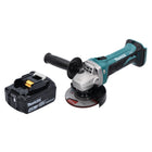 Makita DGA 452 M1 cordless angle grinder 18 V 115 mm + 1x rechargeable battery 4.0 Ah - without charger
