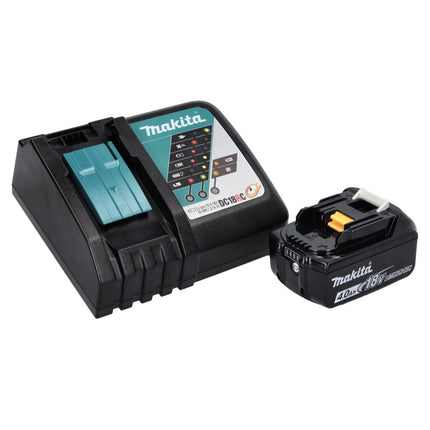 Smerigliatrice angolare a batteria Makita DGA 452 RM1 18 V 115 mm + 1x batteria 4,0 Ah + caricabatterie