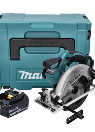 Sega circolare Makita DSS 611 M1J 18 V 165 mm + 1x batteria 4,0 Ah + Makpac - senza caricabatterie