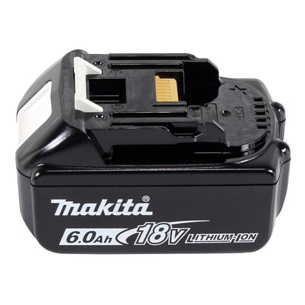 Sega circolare a batteria Makita DSS 611 G1J 18 V 165 mm + 1x batteria 6,0 Ah + valigetta Makpac - senza caricabatterie