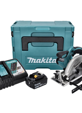Makita DSS 611 RG1J Cordless circular saw 18 V 165 mm + 1x rechargeable battery 6.0 Ah + charger + Makpac