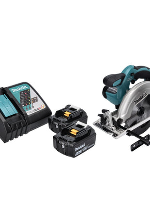 Makita DSS 611 RF cordless circular saw 18 V 165 mm + 2x rechargeable battery 3.0 Ah + charger