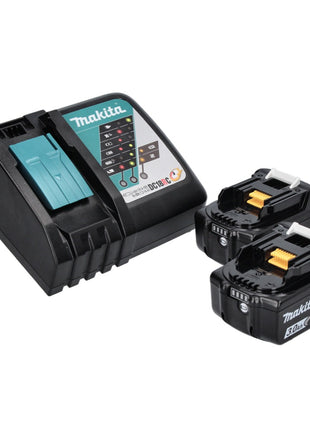 Makita DSS 611 RF cordless circular saw 18 V 165 mm + 2x rechargeable battery 3.0 Ah + charger