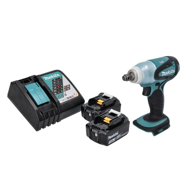 Makita DTW 251 RF Clé à choc sans fil 18 V 230 Nm 1/2'' + 2x batterie 3,0 Ah + chargeur