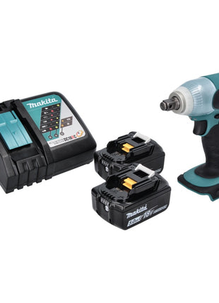 Avvitatore a impulsi a batteria Makita DTW 251 RT 18 V 230 Nm 1/2" + 2x batteria ricaricabile 5,0 Ah + caricatore