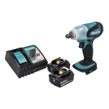 Avvitatore a impulsi a batteria Makita DTW 251 RG 18 V 230 Nm 1/2" + 2x batteria ricaricabile 6,0 Ah + caricabatterie